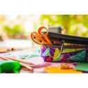 Fiskars gyermekolló, 13 cm - narancssárga