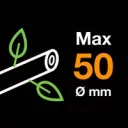 Fiskars PowerGearX LX98 (L) fém fogaskerekes ágvágó olló, mellévágó - 80 cm (max Ø 50 mm)