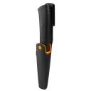 Fiskars 1023617 építőipari kés tokba épített élezővel - 21 cm (9 cm pengehossz)