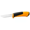 Fiskars 1023618 általános kés tokba épített élezővel - 21 cm (9 cm pengehossz)