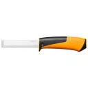 Fiskars 1023621 ácskés tokba épített élezővel - 22 cm (9,6 cm pengehossz)