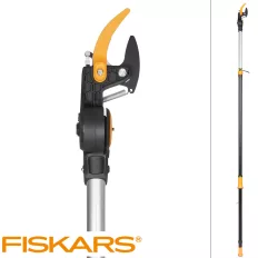   Fiskars PowerGearX UPX86 teleszkópos ágvágó olló, mellévágó, 2,4  - 4,0 m (max Ø 32 mm)