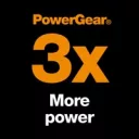 Fiskars PowerGearX HSX92 fém fogaskerekes sövénynyíró olló - 63 cm