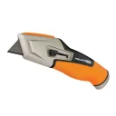 Fiskars 1027223 CarbonMax visszahúzható pengekés (trapézpengés)