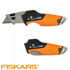   Fiskars 1027224 CarbonMax összecsukható pengekés (trapézpengés)