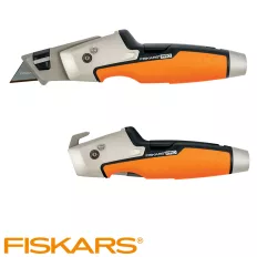   Fiskars 1027225 CarbonMax Painters összecsukható pengekés festőknek (trapézpengés)