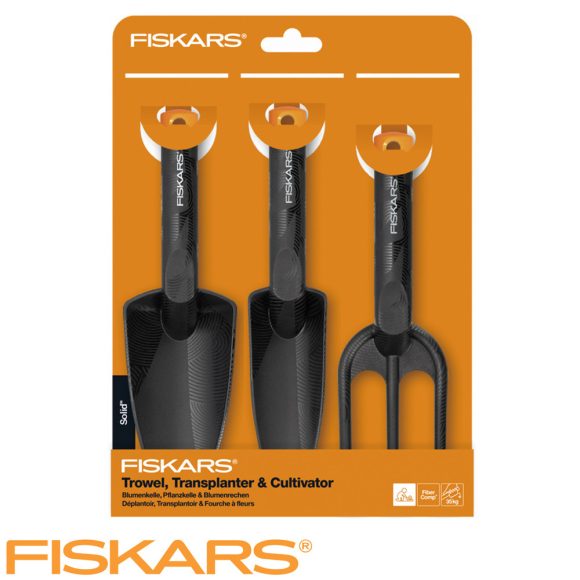 Fiskars Solid ültető készlet (FiberComp), 3 darabos