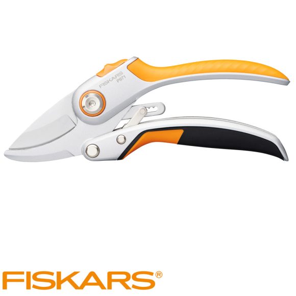 Fiskars X-series Metal P971 racsnis metszőolló, rávágó (max Ø 26 mm)