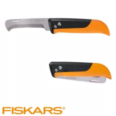   Fiskars X-series K80 összecsukható betakarító kés - 17,8 cm (7,7 cm pengehossz)