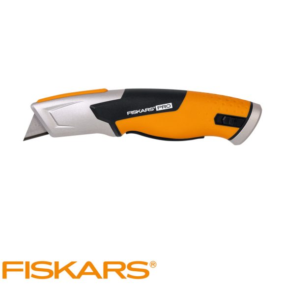 Fiskars 1062938 CarbonMax biztonsági pengekés (trapézpengés)