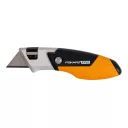 Fiskars 1062939 CarbonMax kompakt összecsukható pengekés (trapézpengés)
