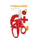 Fiskars tompa hegyű gyermekolló, 13 cm - piros