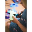 Fiskars tompa hegyű gyermekolló, 13 cm - türkiz