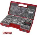 Fortum 4700013 dugókulcs készlet 1/4" (CrV), 45 db-os