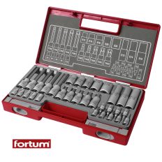   Fortum 4700020 dugókulcs készlet 1/4" - 1/2" (CrV), 32 db-os