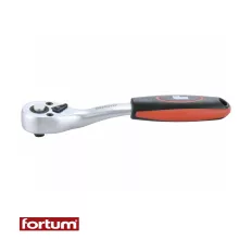   Fortum 4700111 racsnis hajtókar dugókulcsokhoz (CrV), 1/4"x145mm