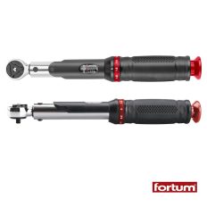   Fortum 4700214 nyomatékkulcs 5-25 Nm (CrV), ablakos, 1/4"x300 mm (TÜV/GS)