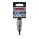 Fortum 4700606 dugókulcs imbusz bit CrV/S2 acél 1/2" - HEX 6 mm (L=55mm)