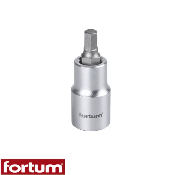 Fortum 4700607 dugókulcs imbusz bit CrV/S2 acél 1/2" - HEX 7 mm (L=55mm)