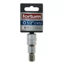 Fortum 4700612 dugókulcs imbusz bit CrV/S2 acél 1/2" - HEX 12 mm (L=55mm)