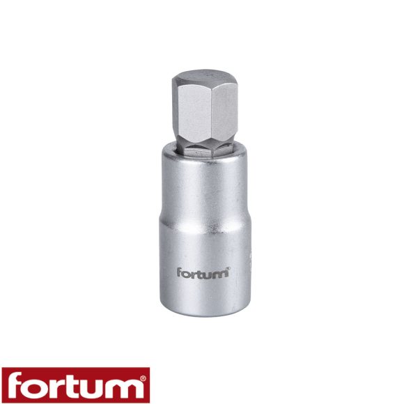 Fortum 4700614 dugókulcs imbusz bit CrV/S2 acél 1/2" - HEX 14 mm (L=55mm)