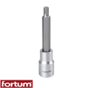 Fortum 4700626 dugókulcs imbusz bit CrV/S2 acél 1/2" - HEX 6 mm (L=100mm)