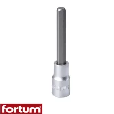   Fortum 4700630 dugókulcs imbusz bit CrV/S2 acél 1/2" - HEX 10 mm (L=100mm)