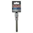 Fortum 4700630 dugókulcs imbusz bit CrV/S2 acél 1/2" - HEX 10 mm (L=100mm)