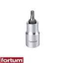 Fortum 4700723 dugókulcs Torx bit CrV/S2 acél 1/2" - T30 (L=55mm)