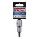Fortum 4700724 dugókulcs Torx bit CrV/S2 acél 1/2" - T40 (L=55mm)