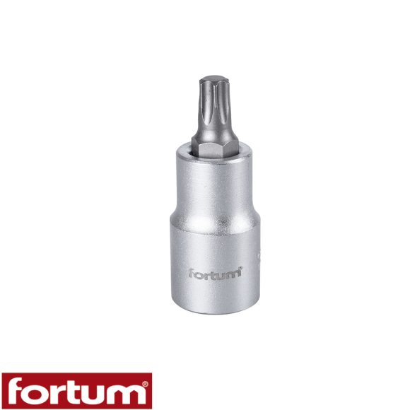 Fortum 4700725 dugókulcs Torx bit CrV/S2 acél 1/2" - T45 (L=55mm)