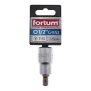 Fortum 4700725 dugókulcs Torx bit CrV/S2 acél 1/2" - T45 (L=55mm)