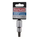 Fortum 4700726 dugókulcs Torx bit CrV/S2 acél 1/2" - T50 (L=55mm)