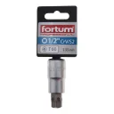 Fortum 4700728 dugókulcs Torx bit CrV/S2 acél 1/2" - T60 (L=55mm)