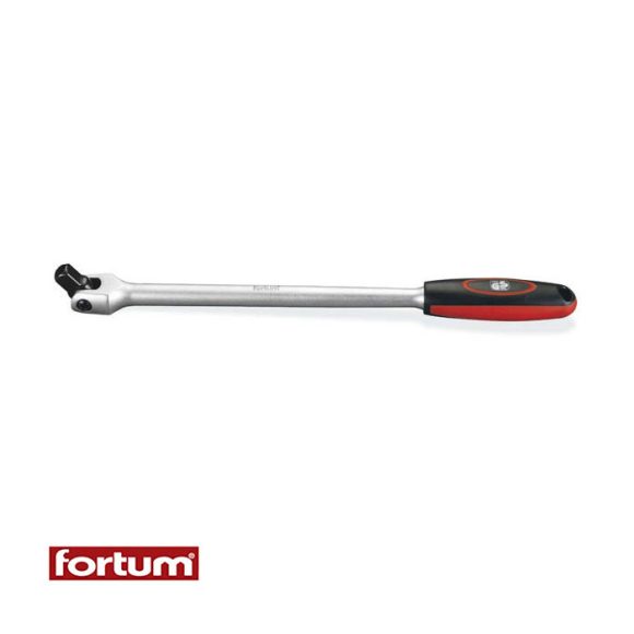 Fortum 4700913 csuklós dugókulcs hajtószár (CrV), 1/2"x380mm