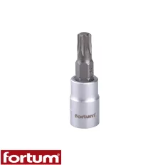   Fortum 4701725 dugókulcs Torx bit CrV/S2 acél 1/4" - T30 (L=37 mm)