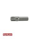 Fortum 4701914 dugókulcs adapter bit befogással, 1/4" (CrV)