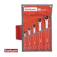   Fortum 4720102 racsnis csillag-villás kulcs készlet (CrV), 5 db-os