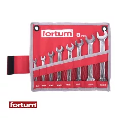 Fortum 4730104 villás kulcs készlet (CrV), 8 db-os