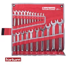   Fortum 4730200 csillag-villás kulcs készlet (CrV), 21 db-os