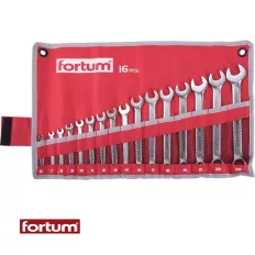   Fortum 4730201 csillag-villás kulcs készlet (CrV), 16 db-os