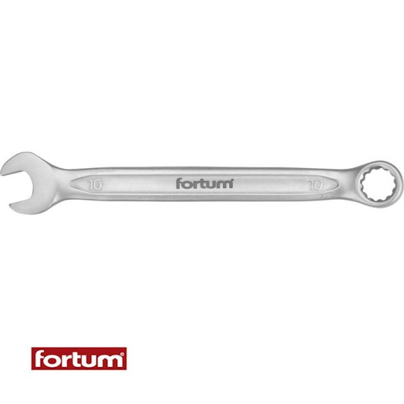 Fortum 4730210 csillag-villás kulcs (CrV), 10 mm