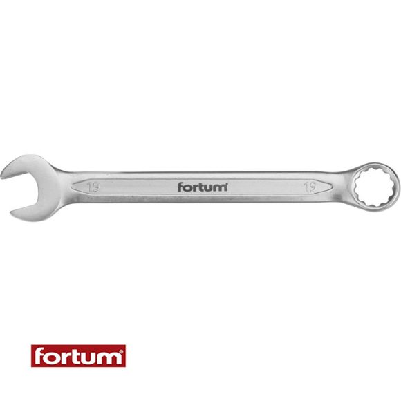 Fortum 4730219 csillag-villás kulcs (CrV), 19 mm