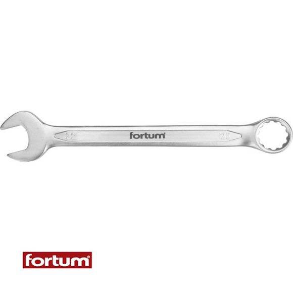 Fortum 4730222 csillag-villás kulcs (CrV), 22 mm