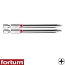 Fortum 4741222 behajtóhegy, S2 acél (1/4"), 2 db -  PH2 x 90 mm