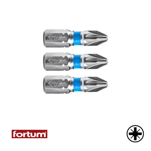 Fortum 4741301 PZ1x25 mm bit (1/4") 3 db-os