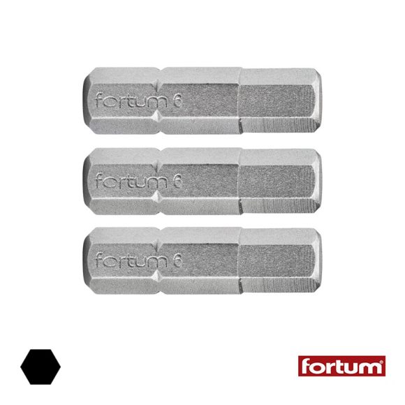 Fortum 4741506 HEX5x25 mm bit (1/4") 3 db-os