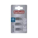 Fortum 4741602 bitbehajtó, SQ2x25 mm, 3 darabos (1/4" bit befogás)