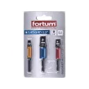 Fortum 4742203 dugókulcs adapter készlet (S2), 1/4"-3/8"-1/2", 3 db-os