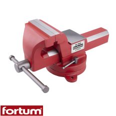 Fortum 4752622 forgatható satu, 100 mm (8 kg)